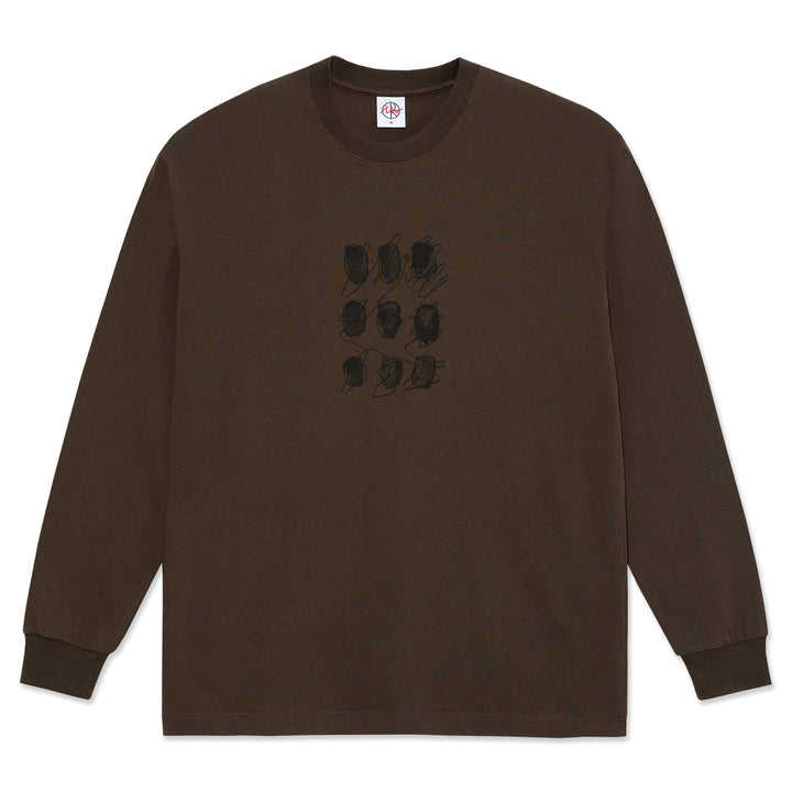 Polar Skate Co. Sequence LS Tee Brown