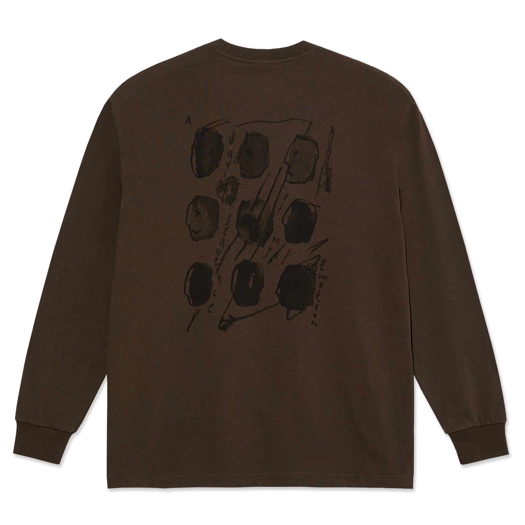Polar Skate Co. Sequence LS Tee Brown