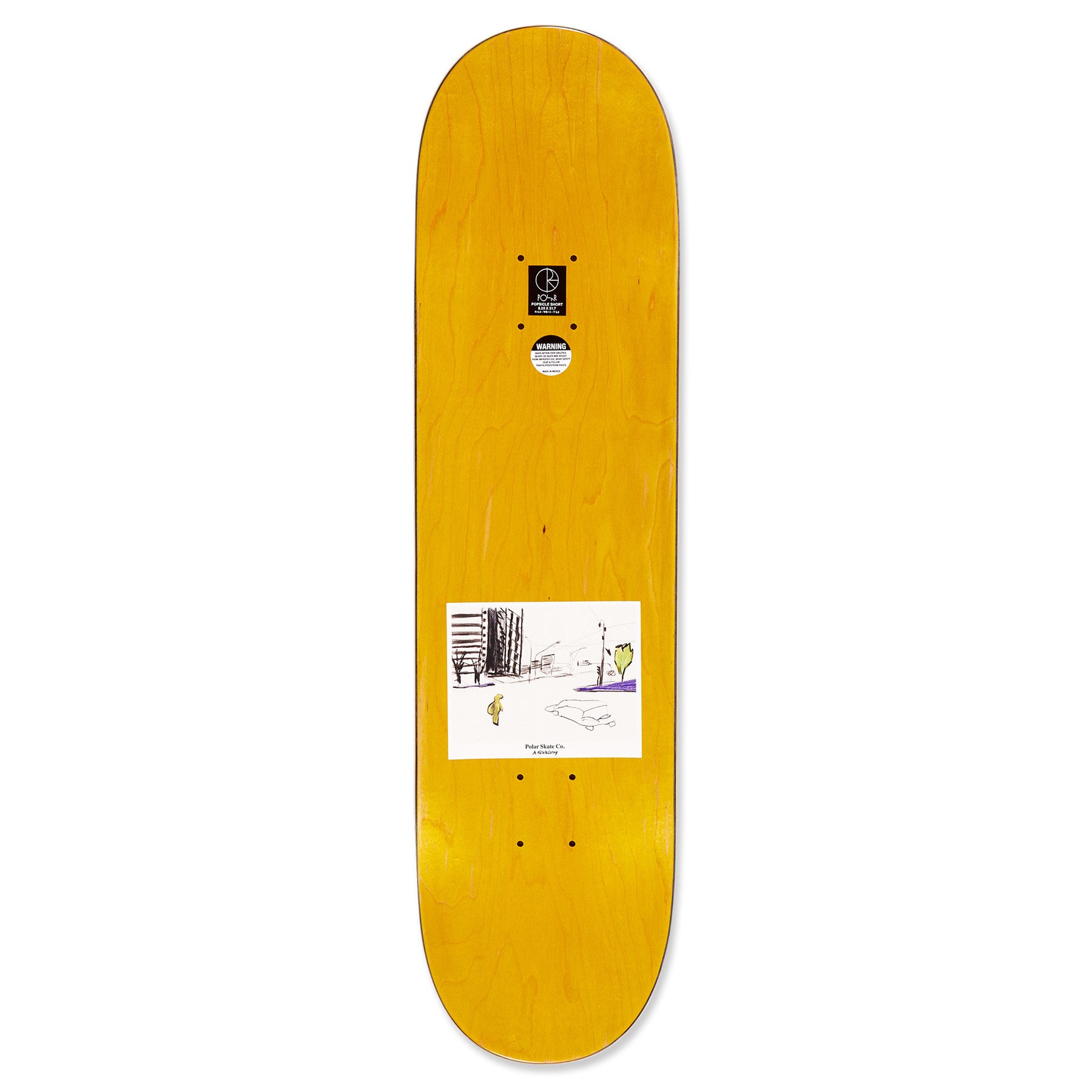 Polar Skate Co. Shin Sanbongi Shin City Deck 8.25" Short WB