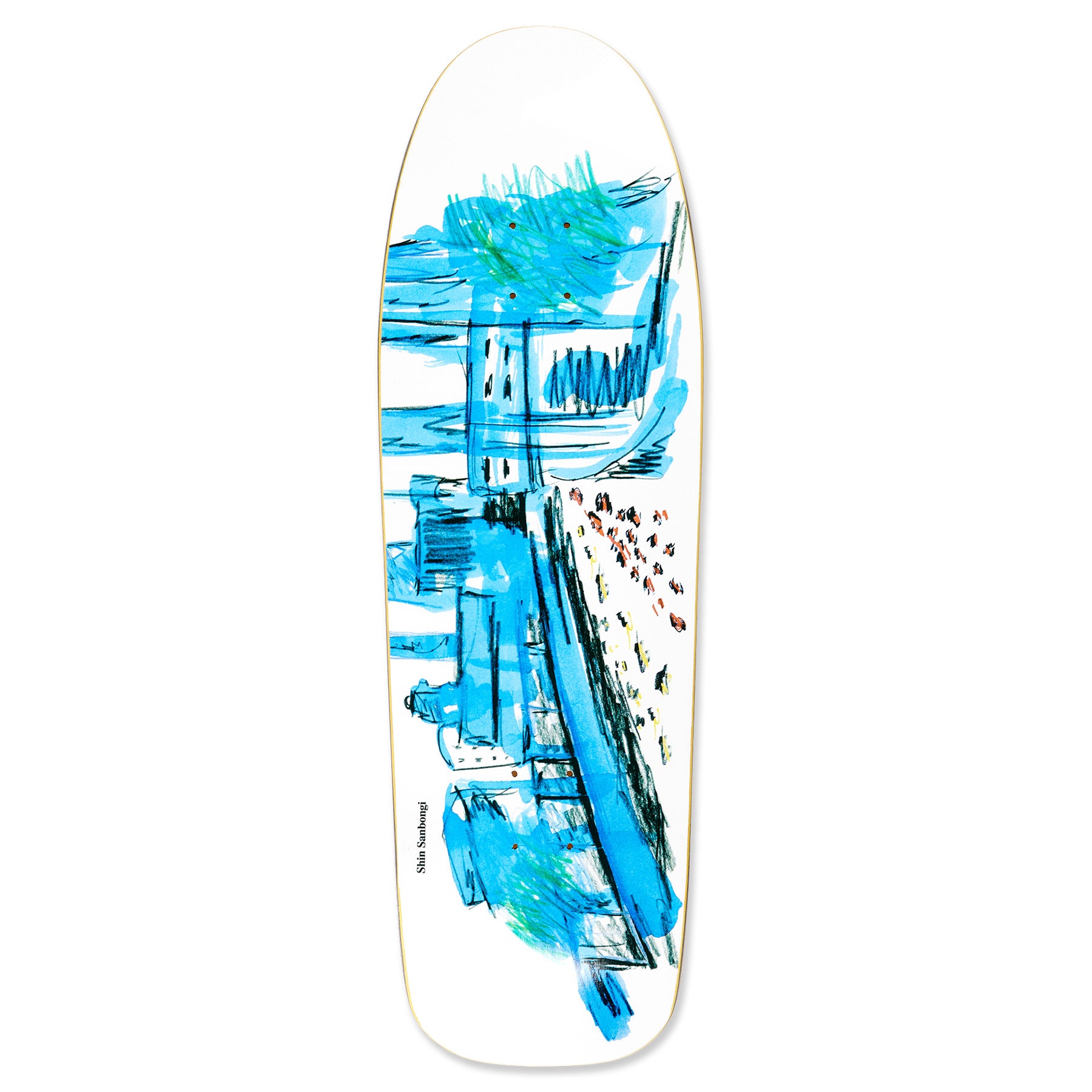 Polar Skate Co. Shin Sanbongi Shin City Shaped Deck D1 Shape
