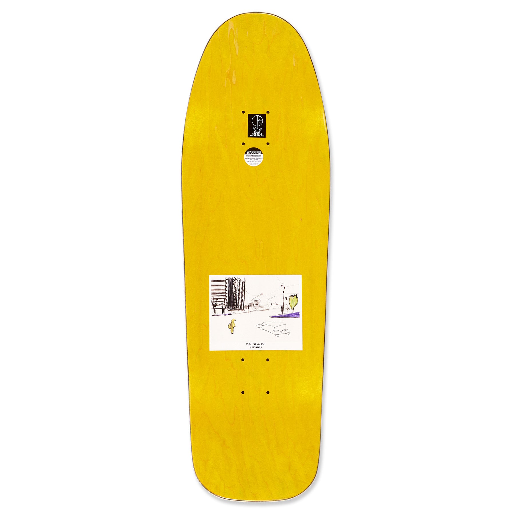 Polar Skate Co. Shin Sanbongi Shin City Shaped Deck D1 Shape