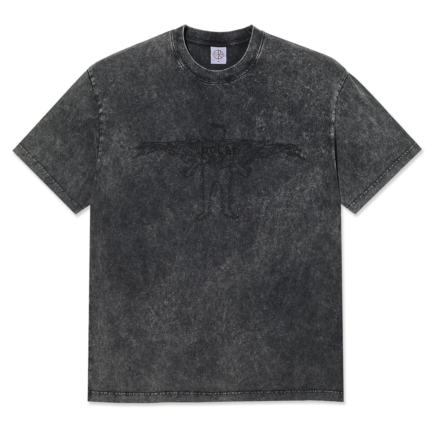 Polar Skate Co. Soul Tee Black Acid - Orchard Skateshop