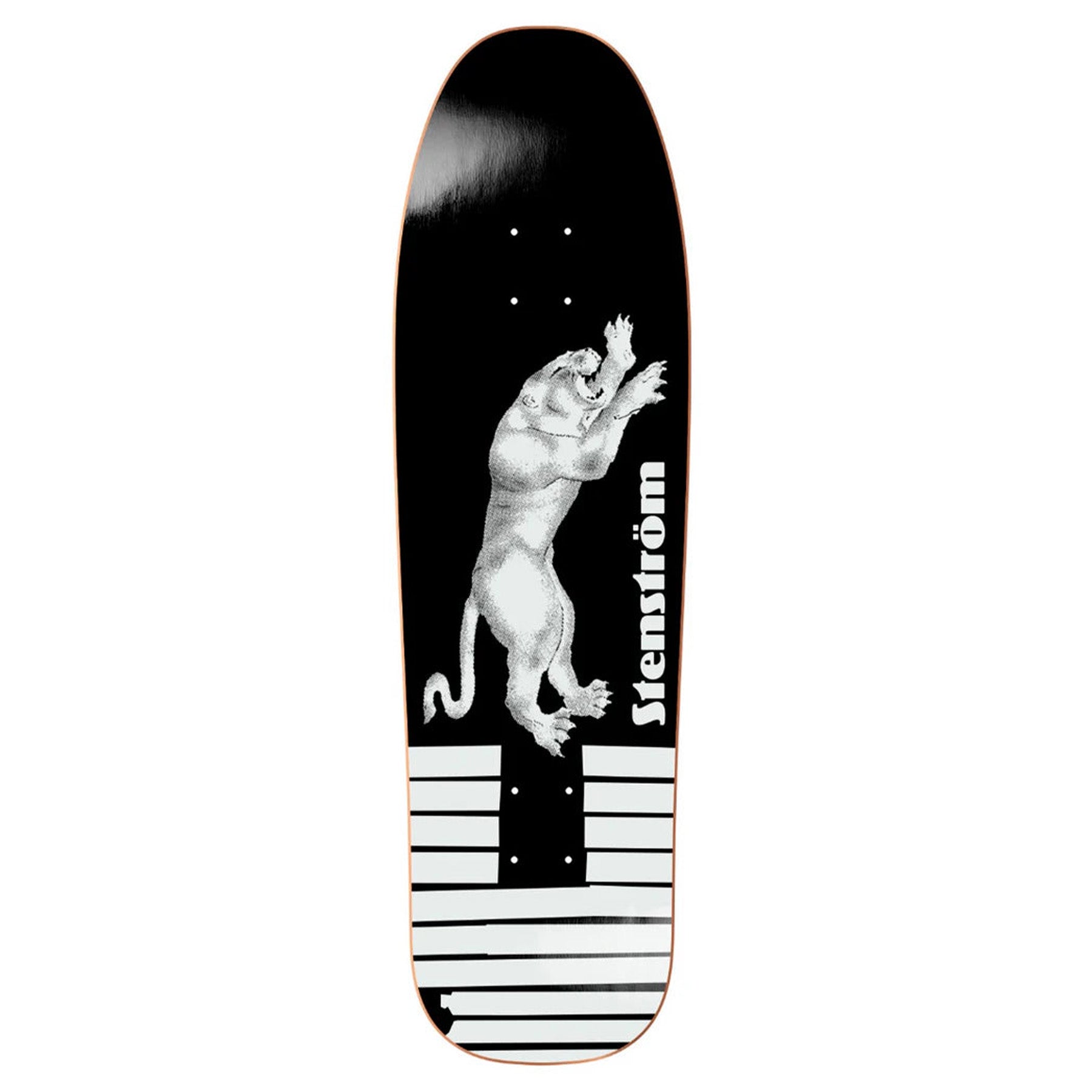 Polar Skate Co. Strenstrom Tape & Panther Deck Black D1 Shape 9.25