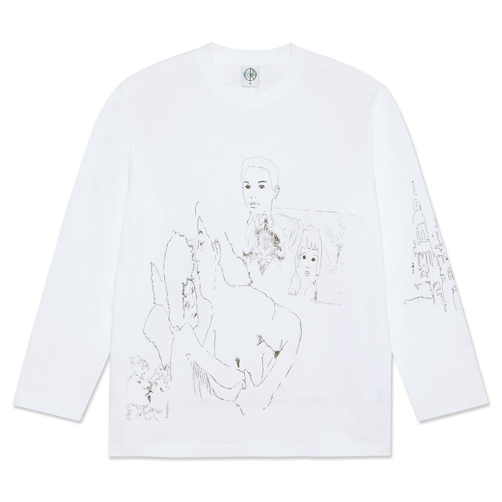Polar Skate Co. Steve LS Tee Rêve White