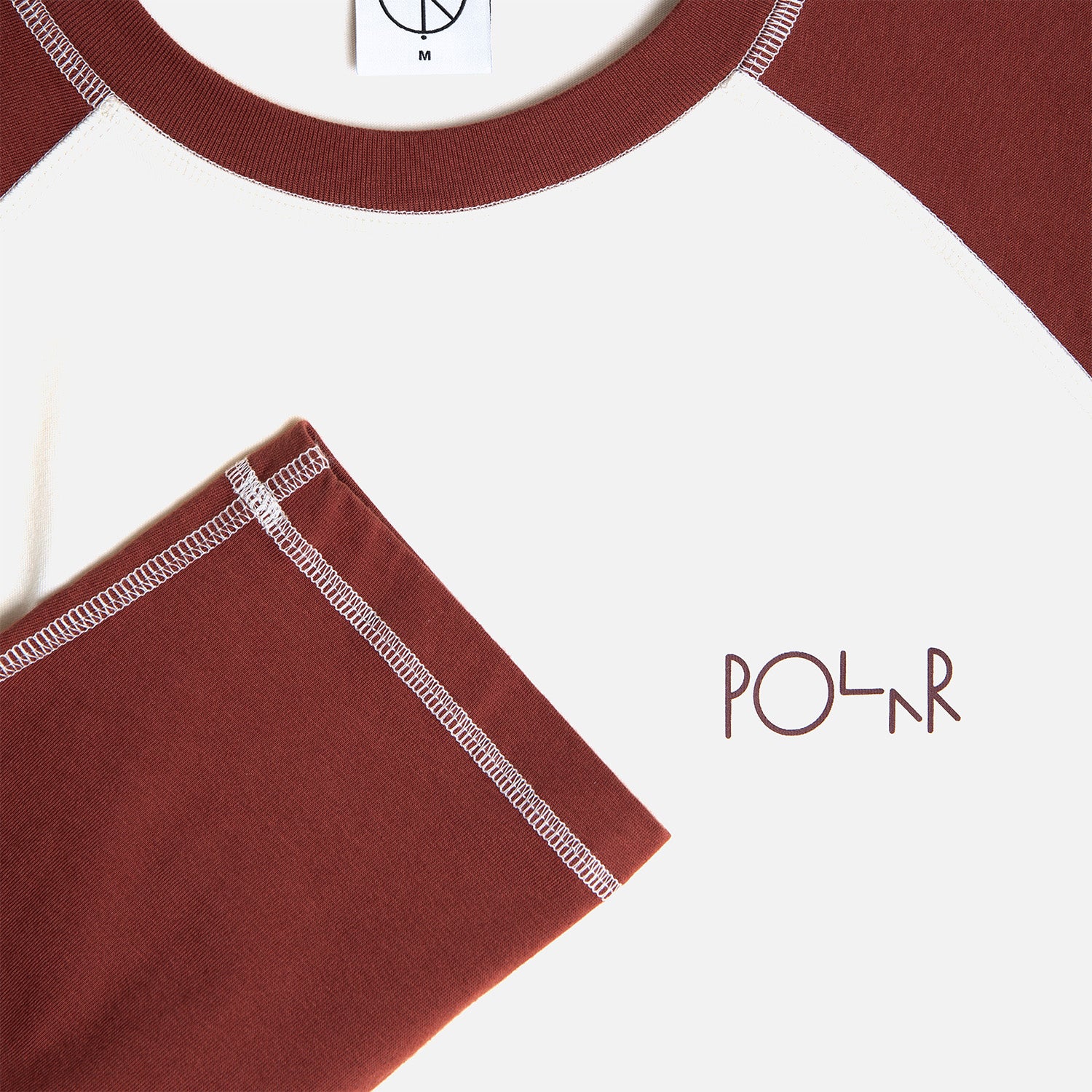Polar Skate Co. Stevie LS Tee Ivory/Wine