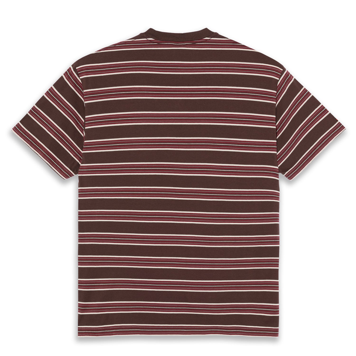 Polar Skate Co. Stripe Tee Brown/Red