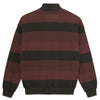 Polar Skate Co. Surf Half Zip LS Shirt Dirty Black/Brownstone
