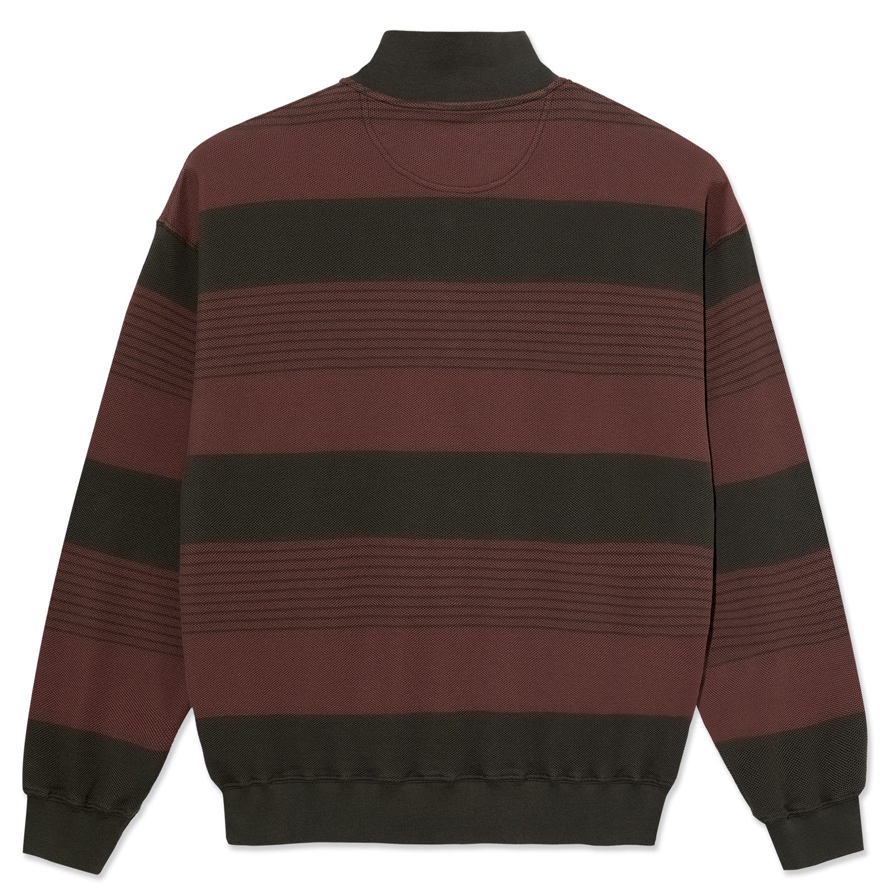 Polar Skate Co. Surf Half Zip LS Shirt Dirty Black/Brownstone