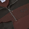 Polar Skate Co. Surf Half Zip LS Shirt Dirty Black/Brownstone