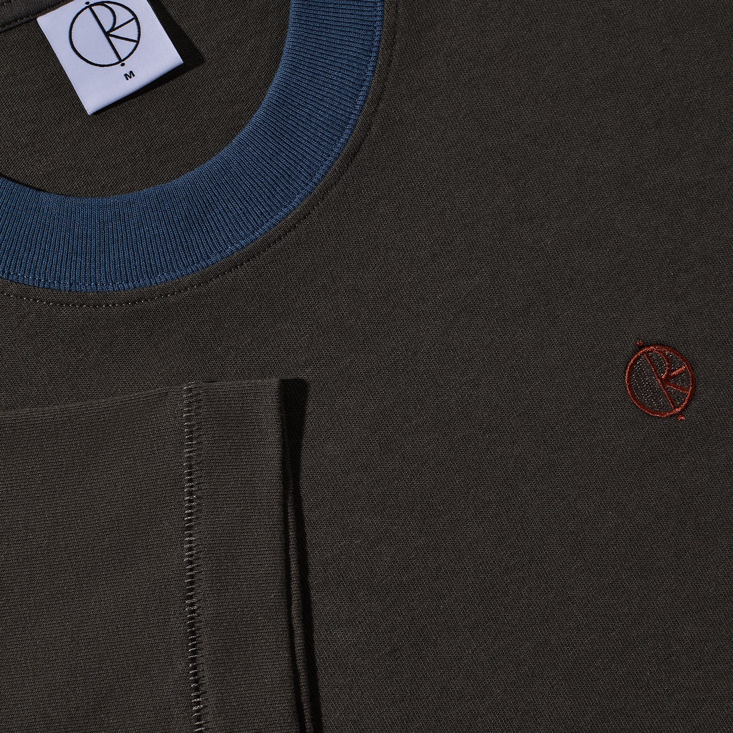 Polar Skate Co. Surf Panel Top Dirty Black/Grey Blue