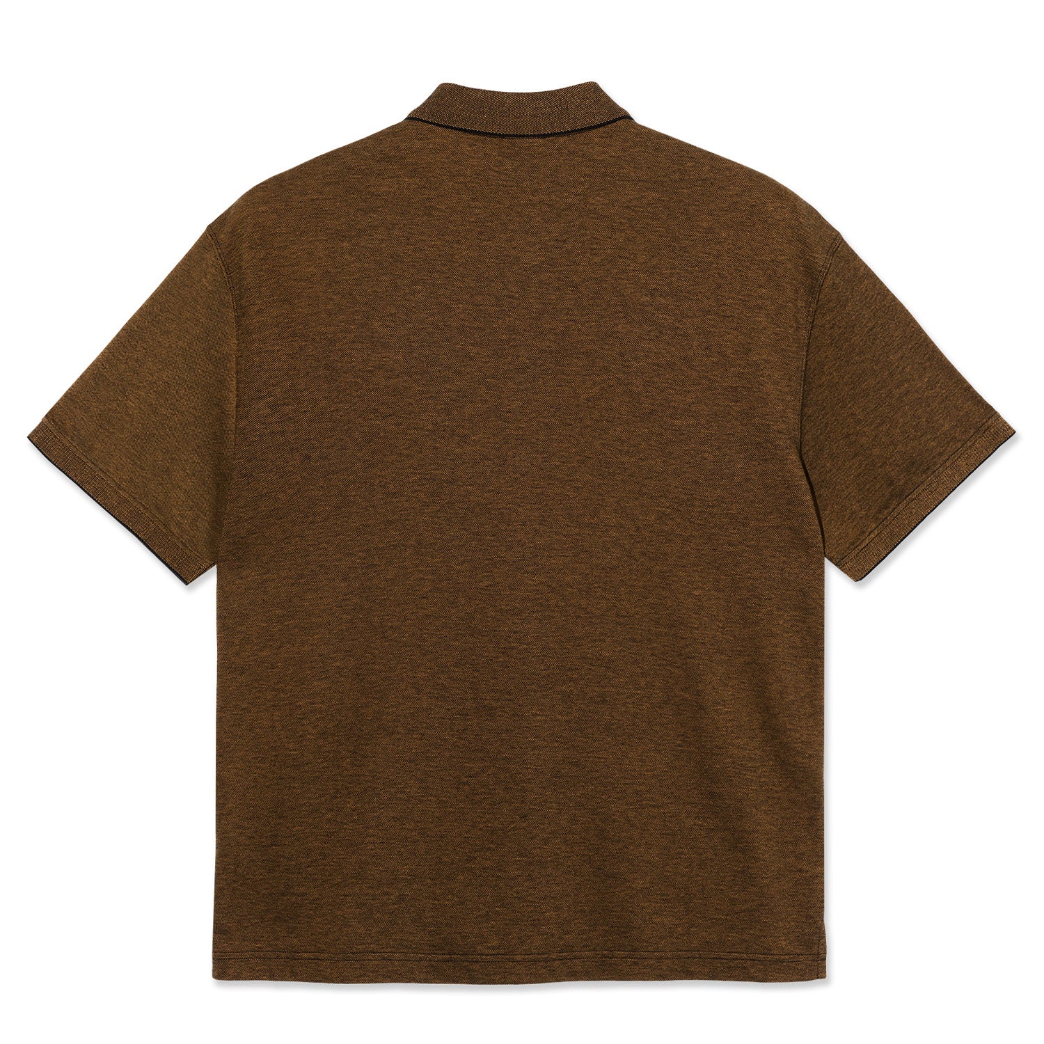 Polar Skate Co. Surf Polo Shirt Pique Black/Caramel