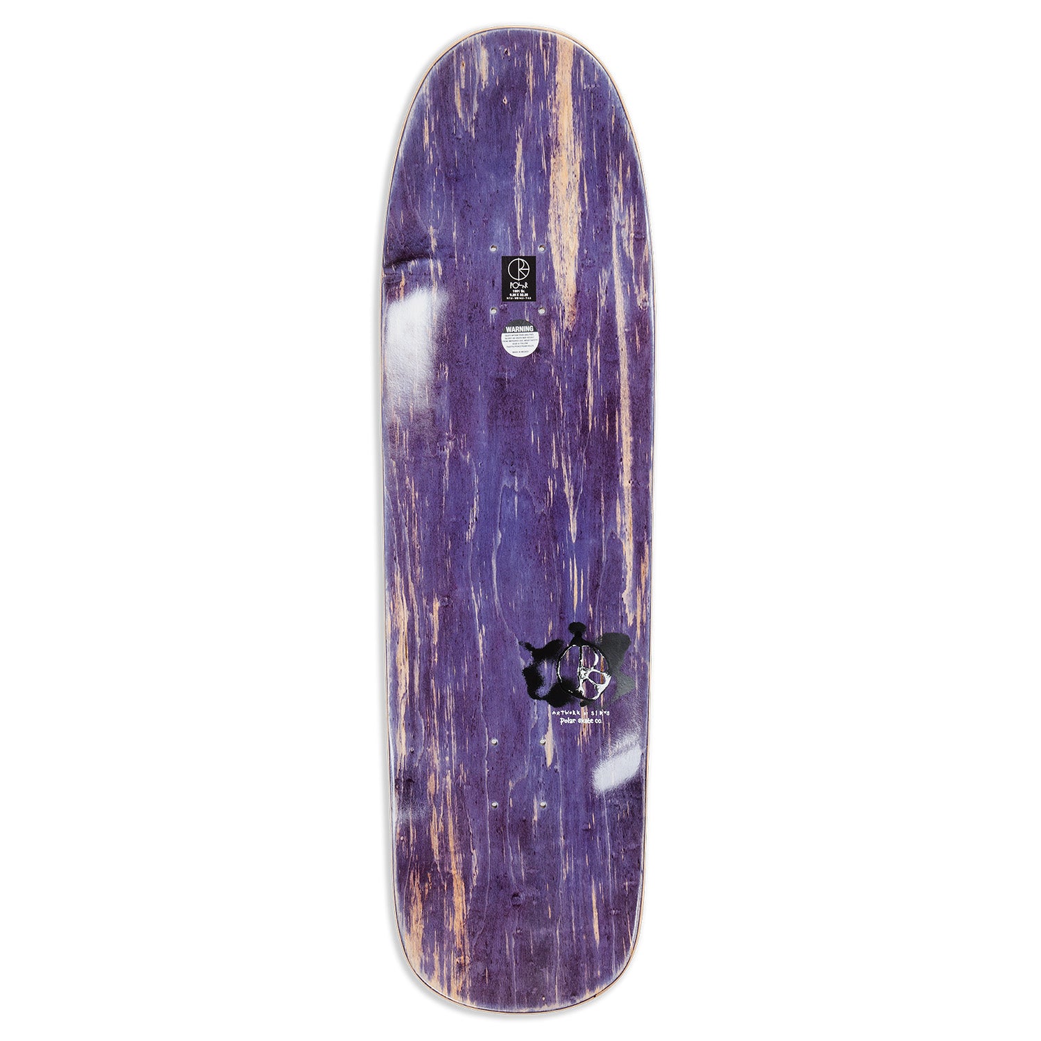 Polar Skate Co. Team Toasted 1991 Shaped Deck 9.25"
