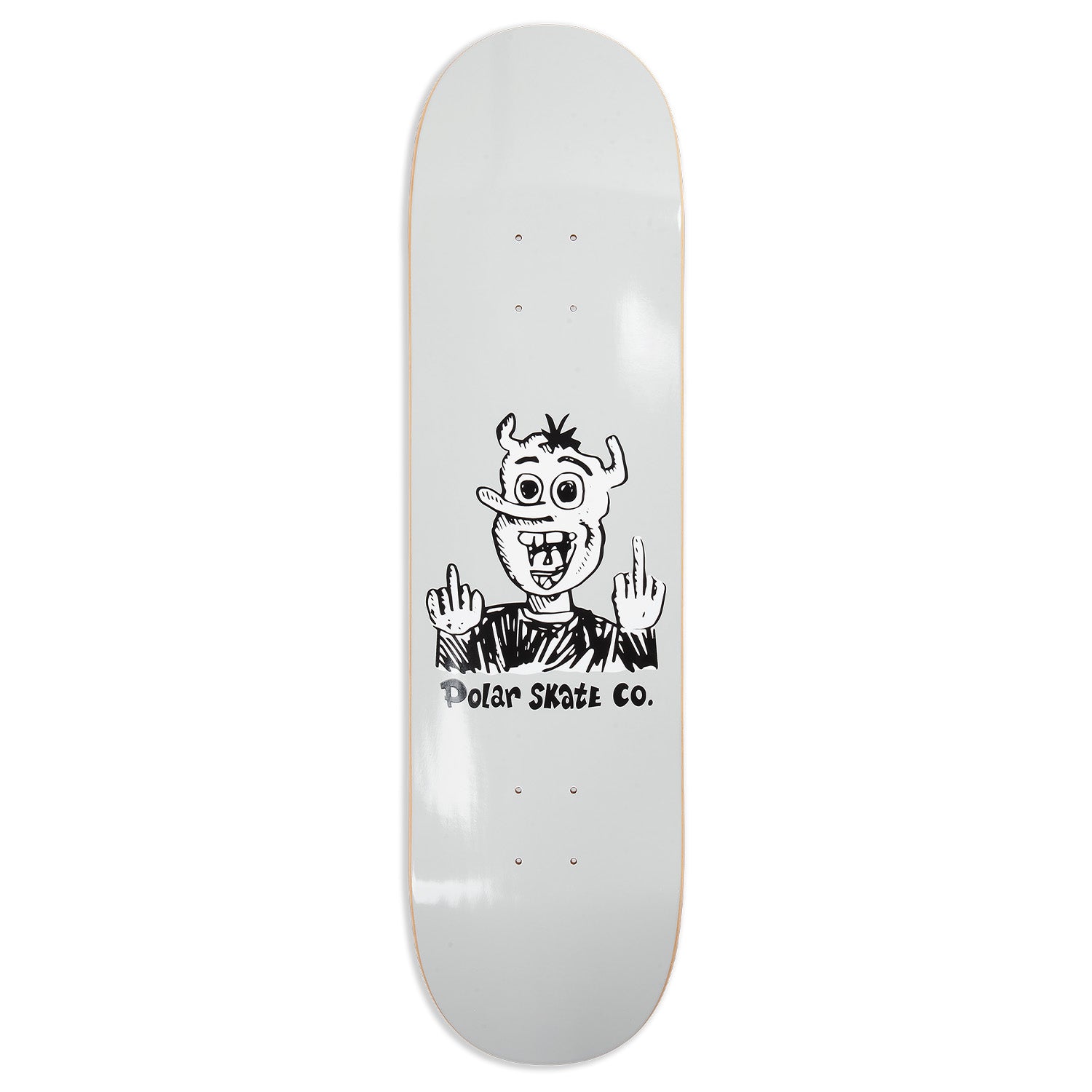 Polar Skate Co. Team Up Yours! Deck Grey 8.5"