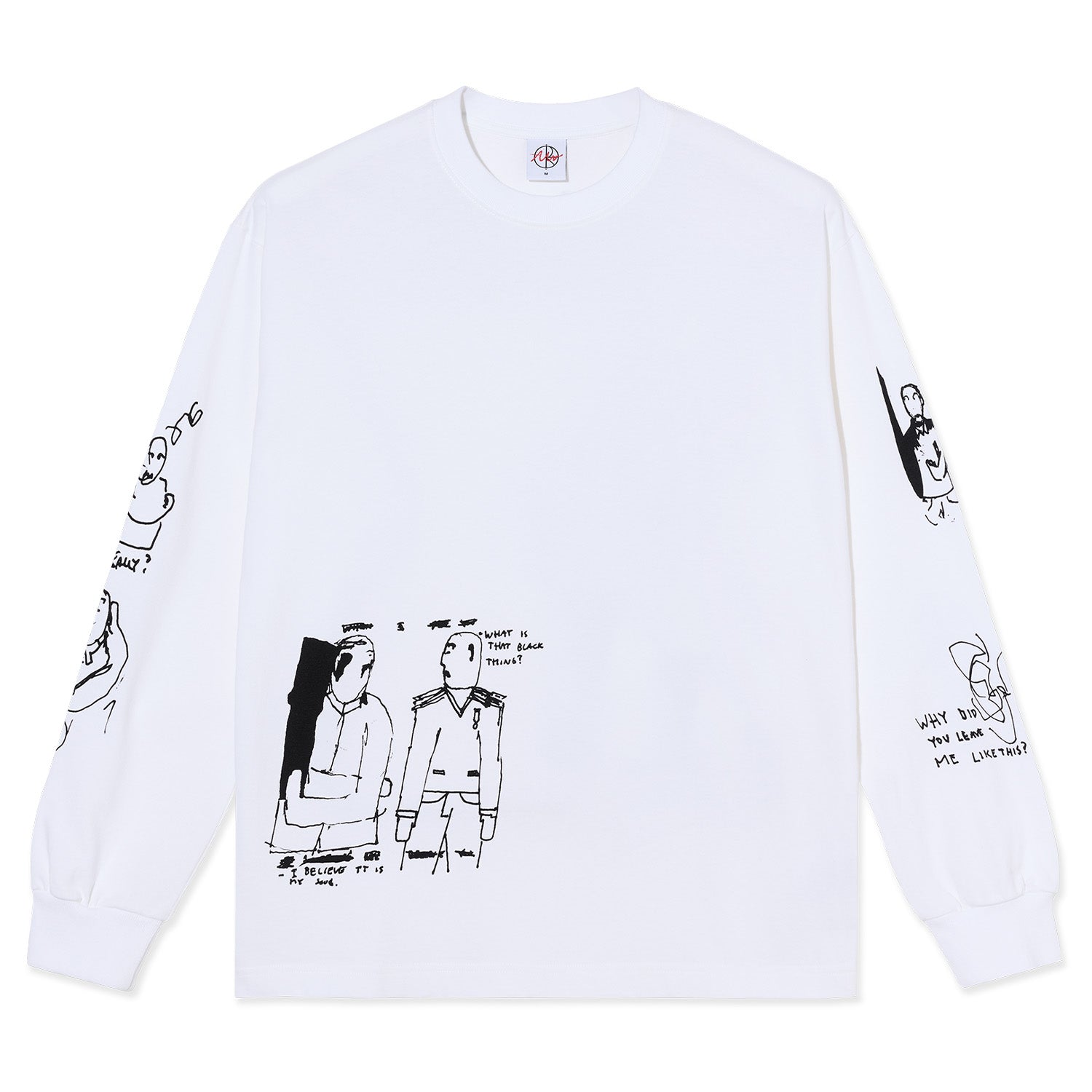 Polar Skate Co. The End LS Tee White