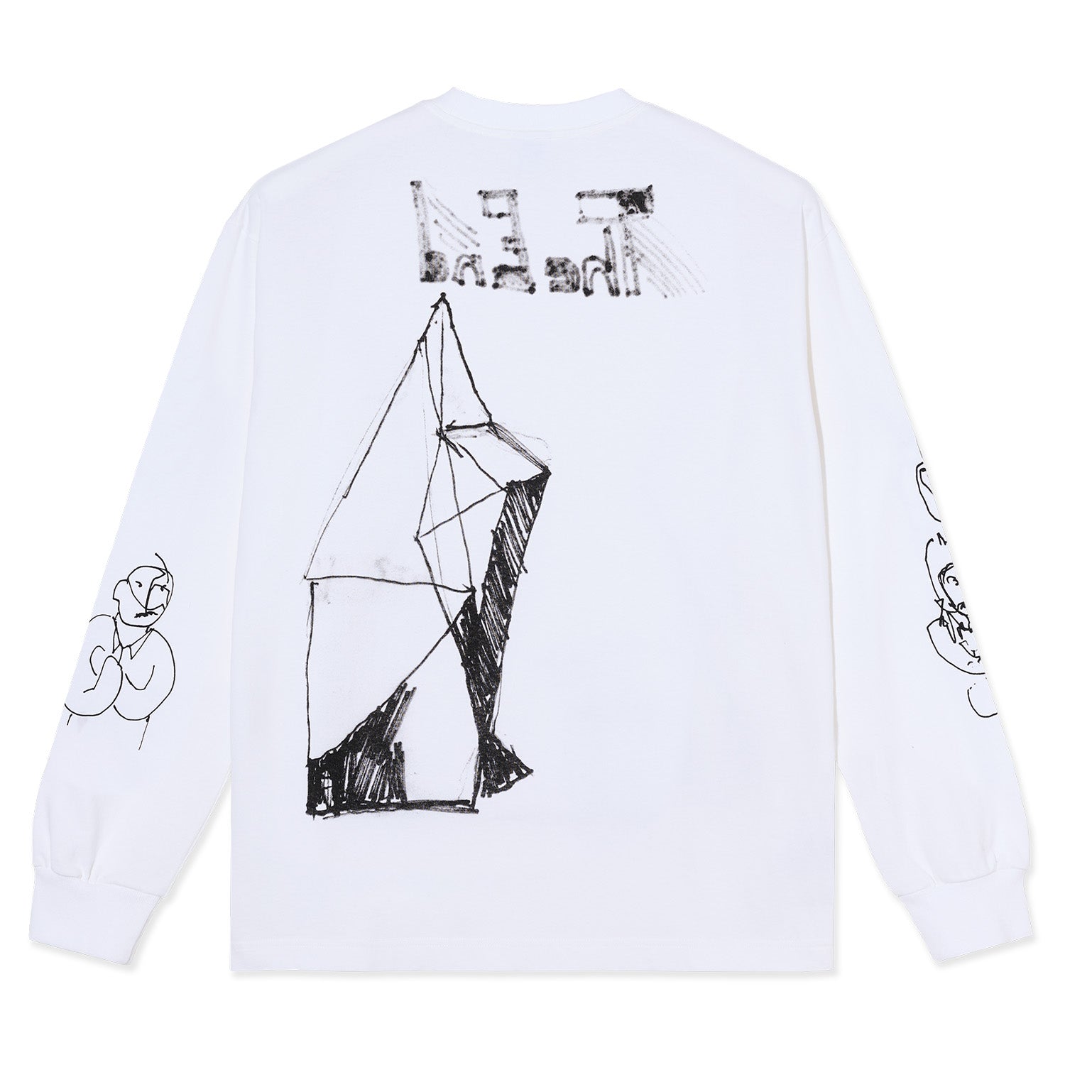 Polar Skate Co. The End LS Tee White
