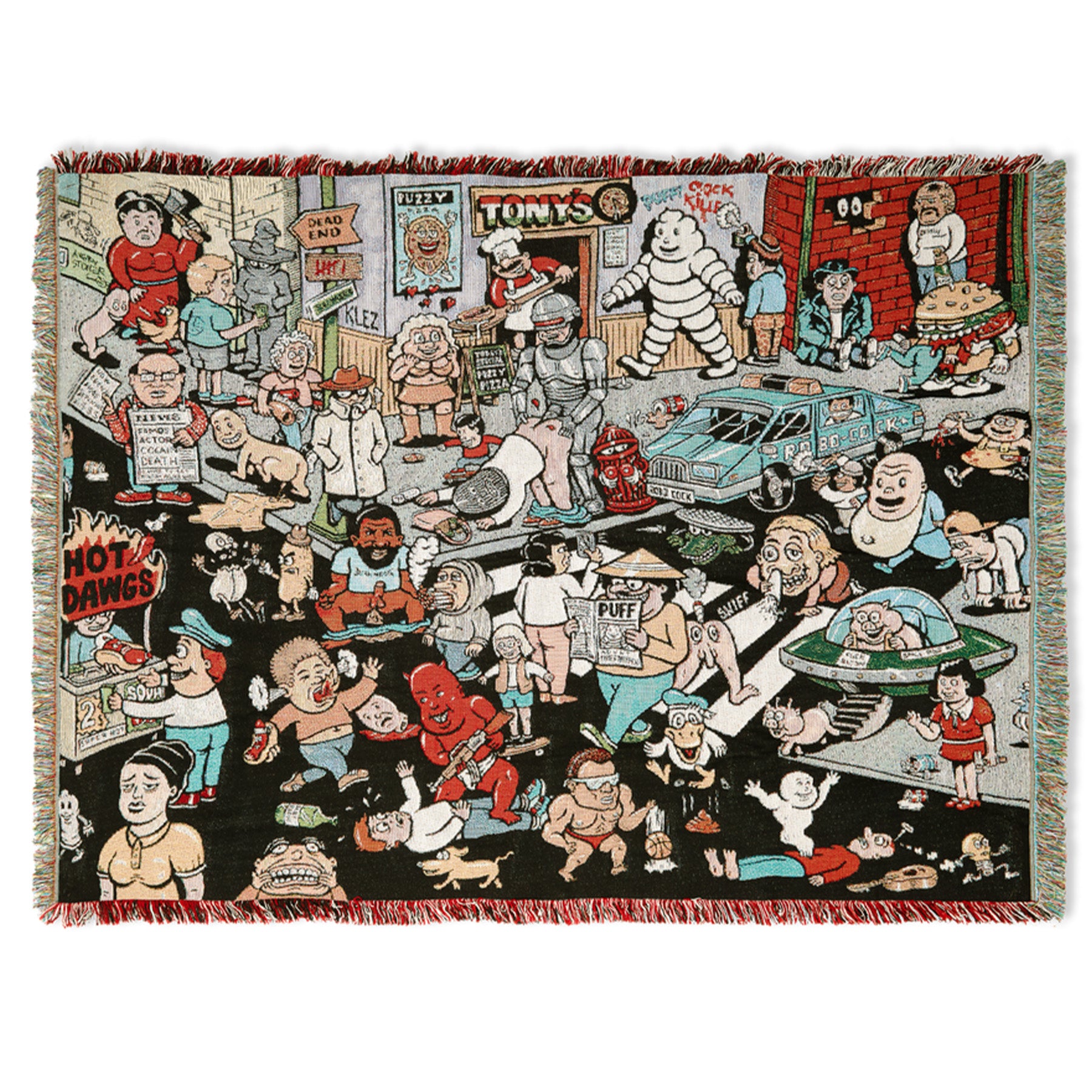 Polar Skate Co. Throw Blanket Street Corner - Orchard Skateshop