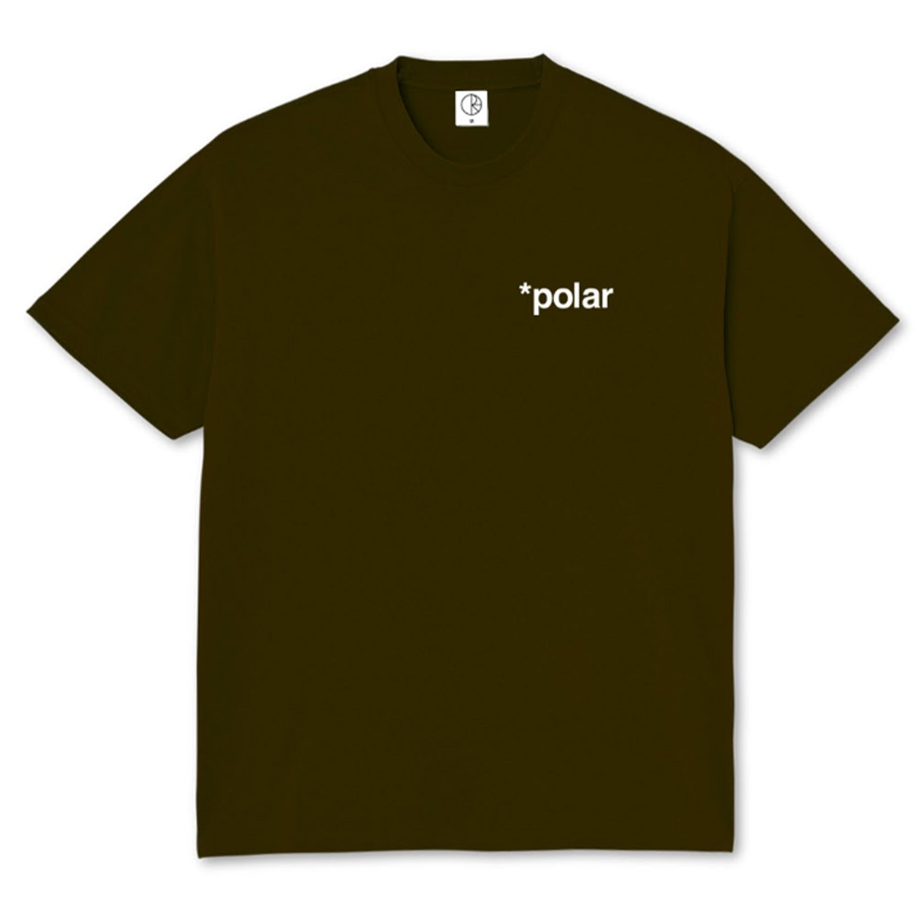 Polar Skate Co. Useless Wooden Dog Tee Chocolate - Orchard Skateshop