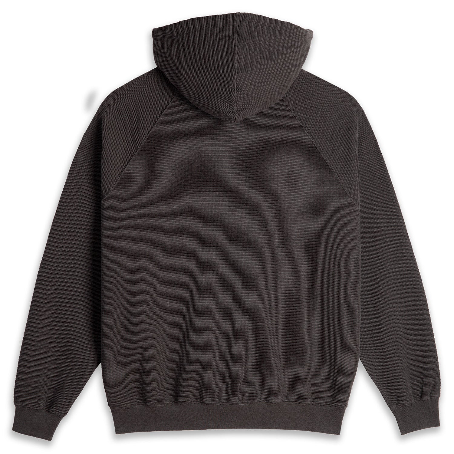 Polar Skate Co. Waffle Zip Hoodie Dirty Black