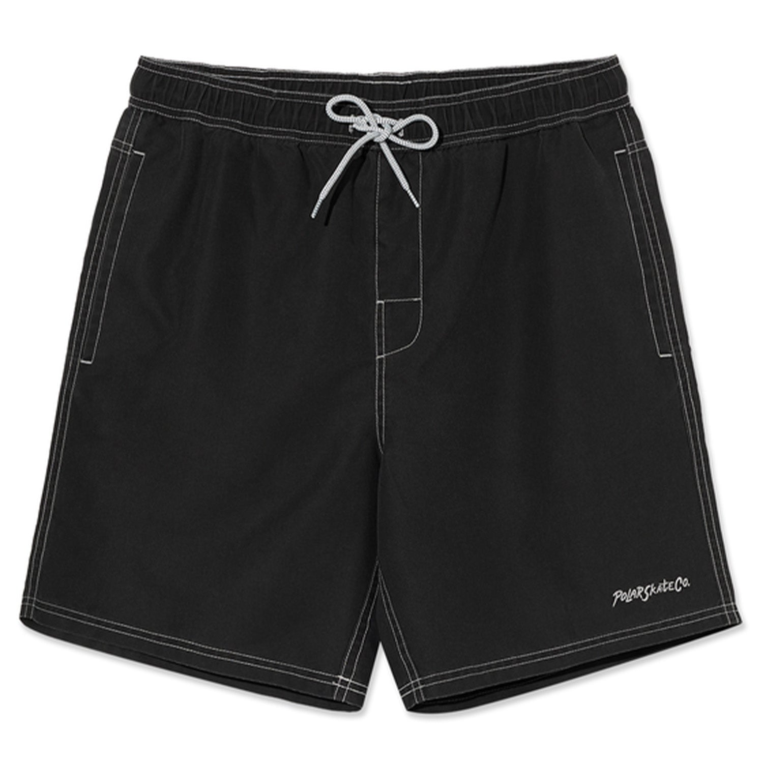 Polar Skate Co. Ziggy Swim Shorts Vintage Black - Orchard Skateshop