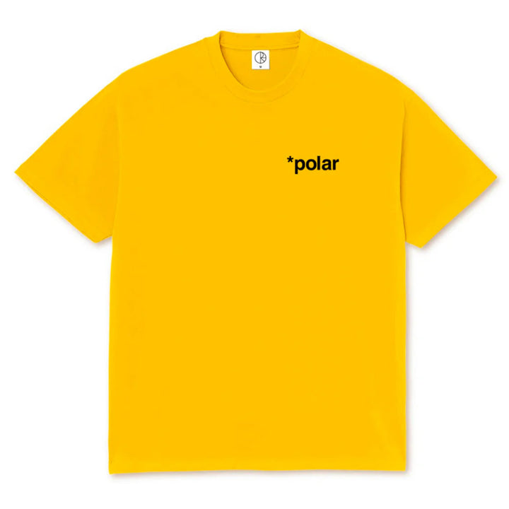Polar Skate Co. Useless Wooden Dog Tee Yellow