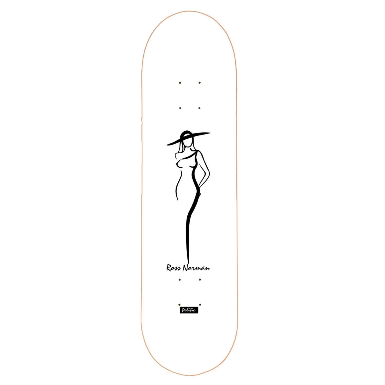 Politic Ross Norman Fine Lady Deck 8.0"