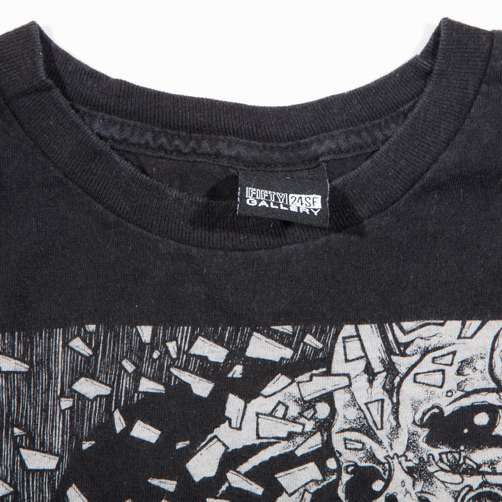 Overripe Pushead For Upper Playground/Fifty 24SF Graveyard 1 Shattered Face Tee Black XL