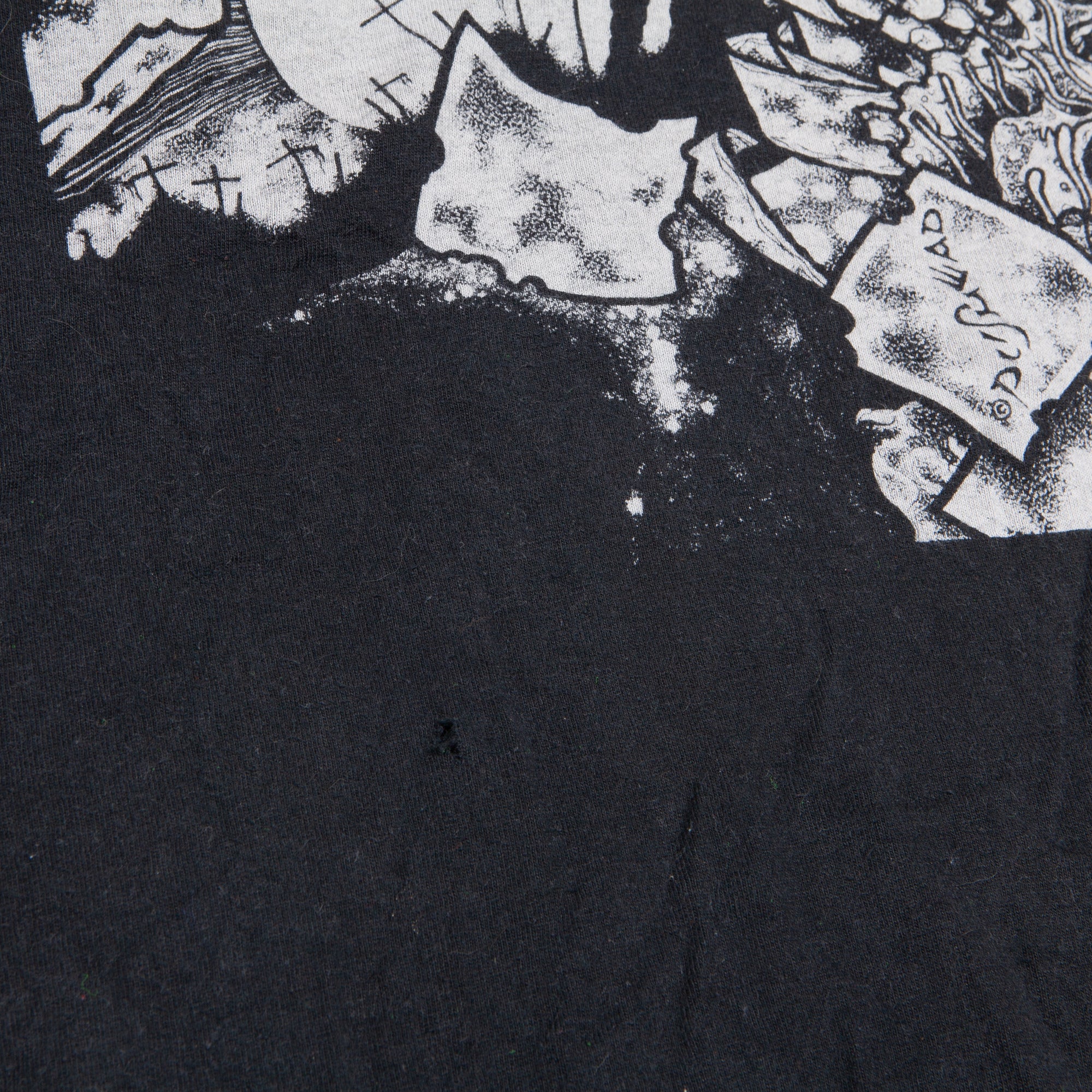 Overripe Pushead For Upper Playground/Fifty 24SF Graveyard 1 Shattered Face Tee Black XL