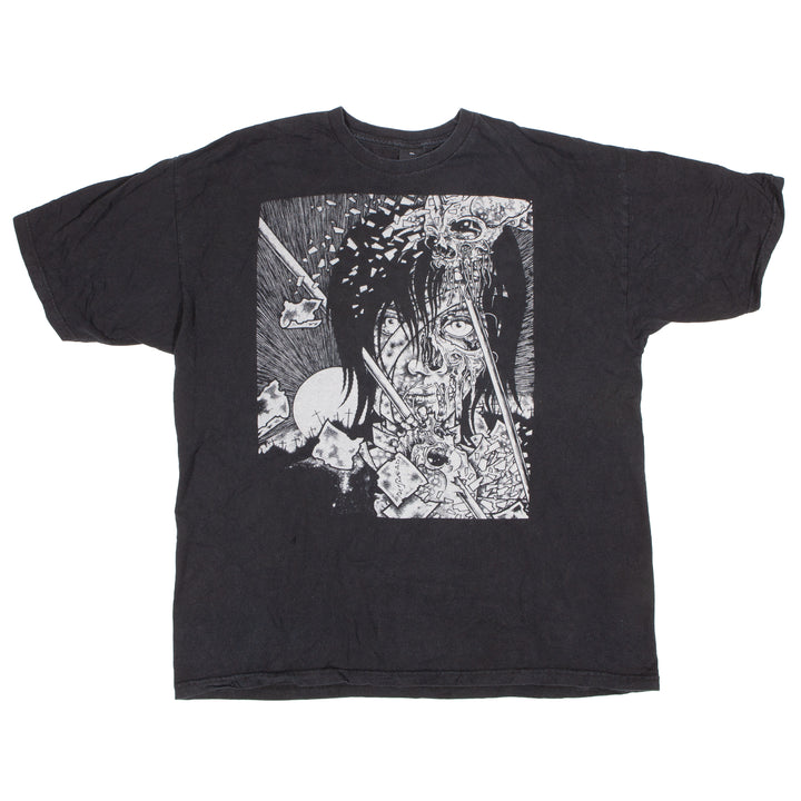 Overripe Pushead For Upper Playground/Fifty 24SF Graveyard 1 Shattered Face Tee Black XL