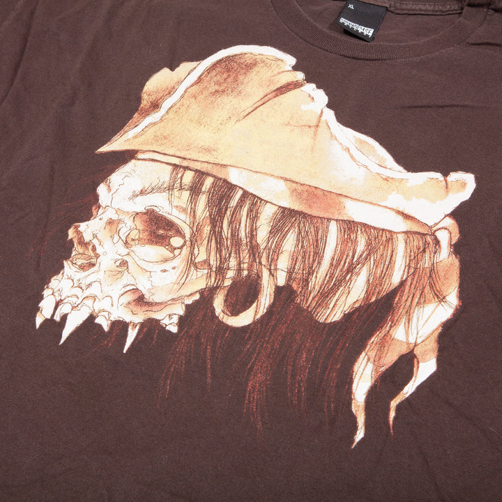 Overripe Pushead For Upper Playground/Fifty 24SF Pirate Skull Brownish 2010 XL