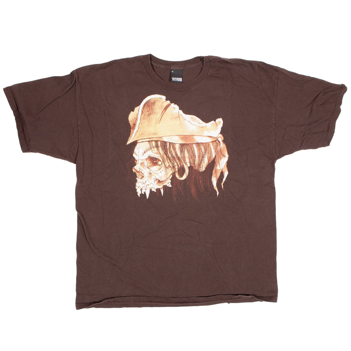 Overripe Pushead For Upper Playground/Fifty 24SF Pirate Skull Brownish 2010 XL