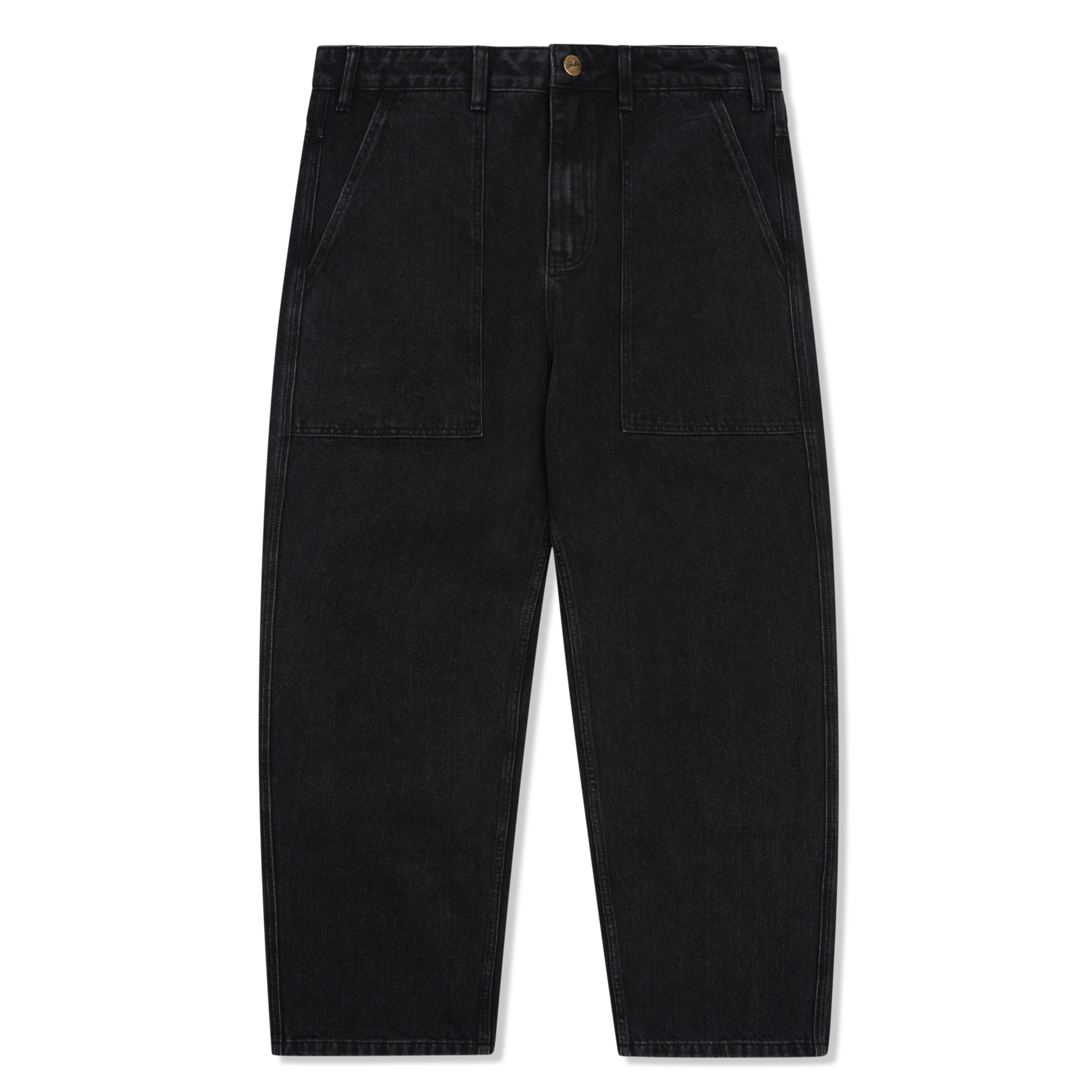 Butter Goods Patch Pocket Denim Jeans Washed Black - Orchard Skateshop