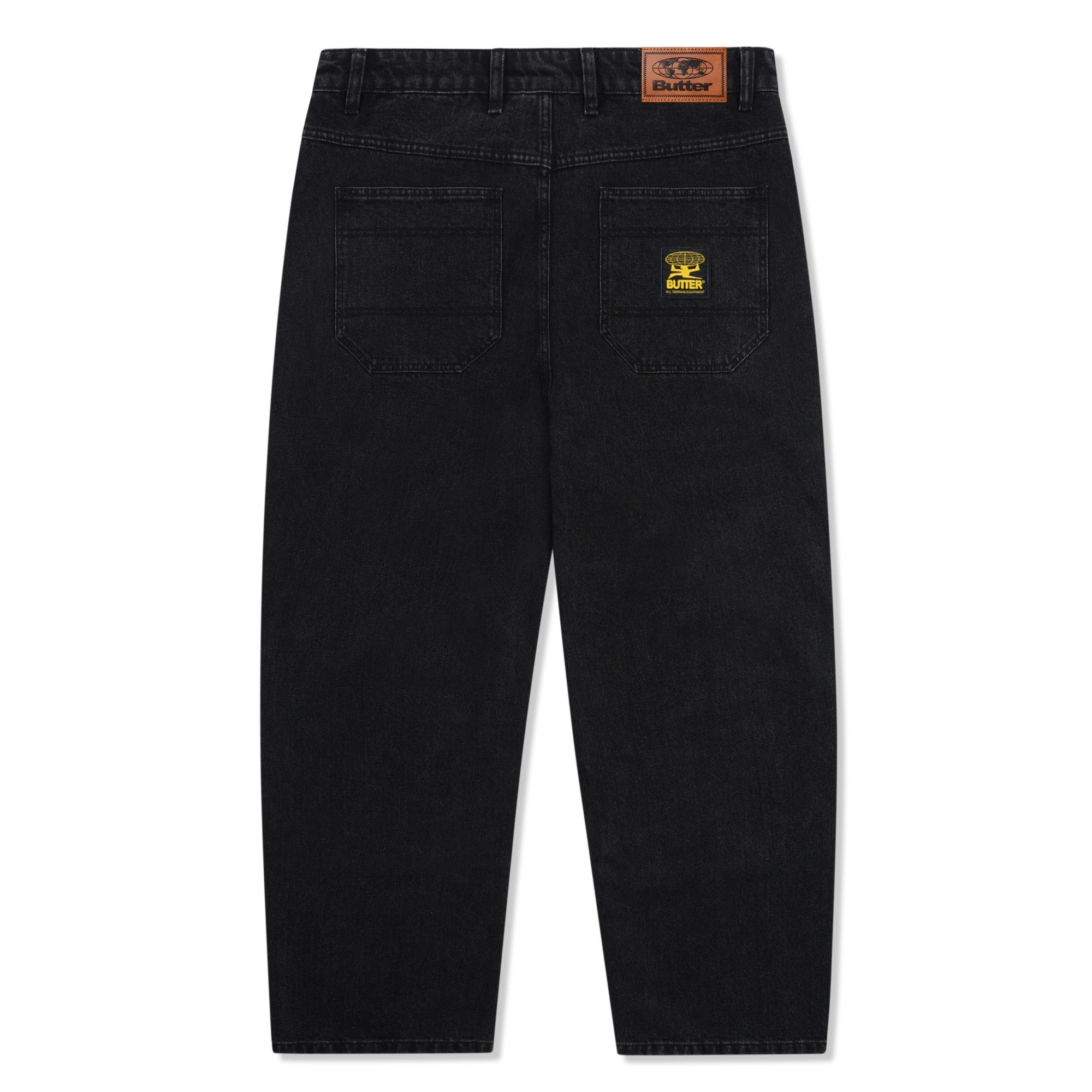 Butter Goods Patch Pocket Denim Jeans Washed Black