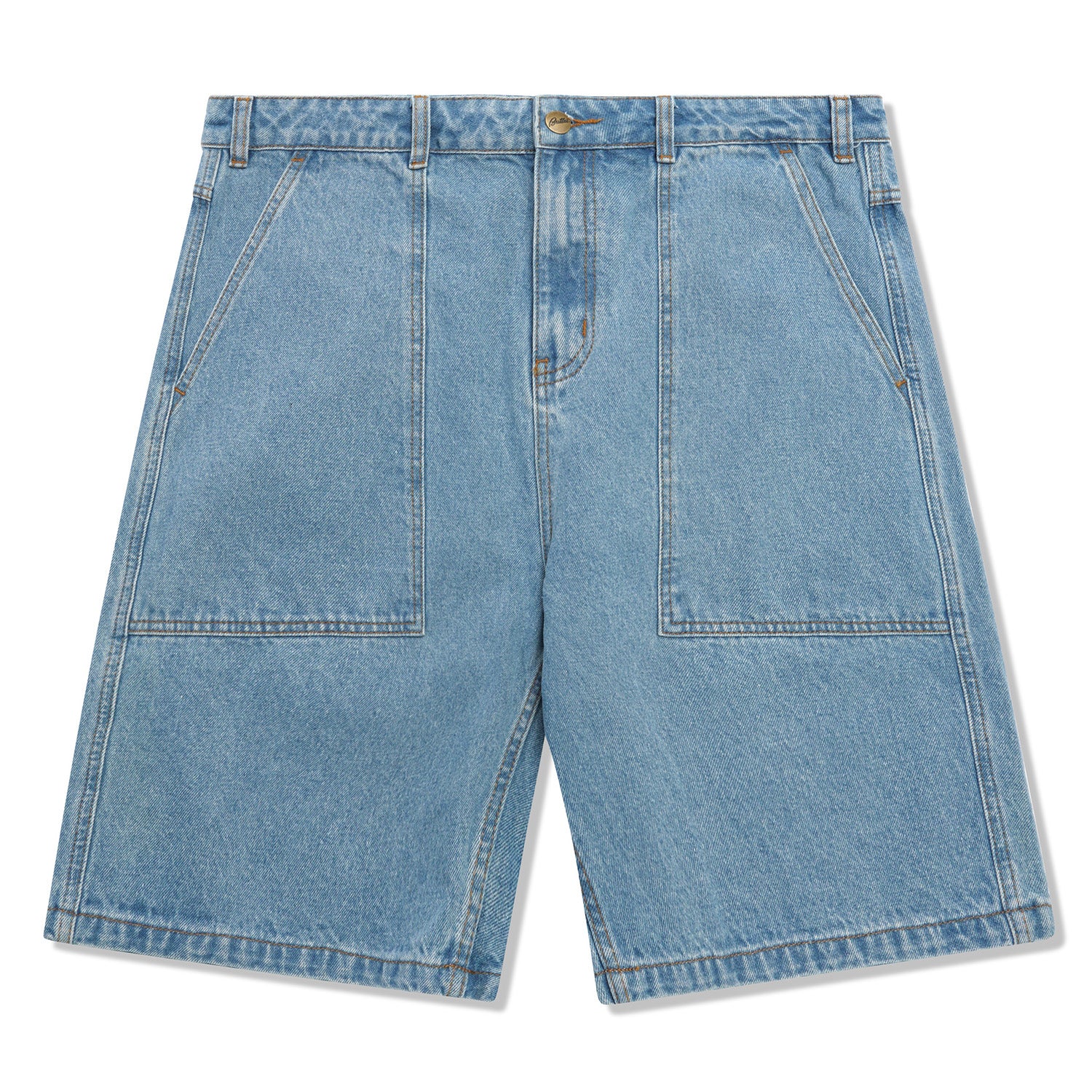 Butter Goods Patch Pocket Denim Shorts Washed Indigo