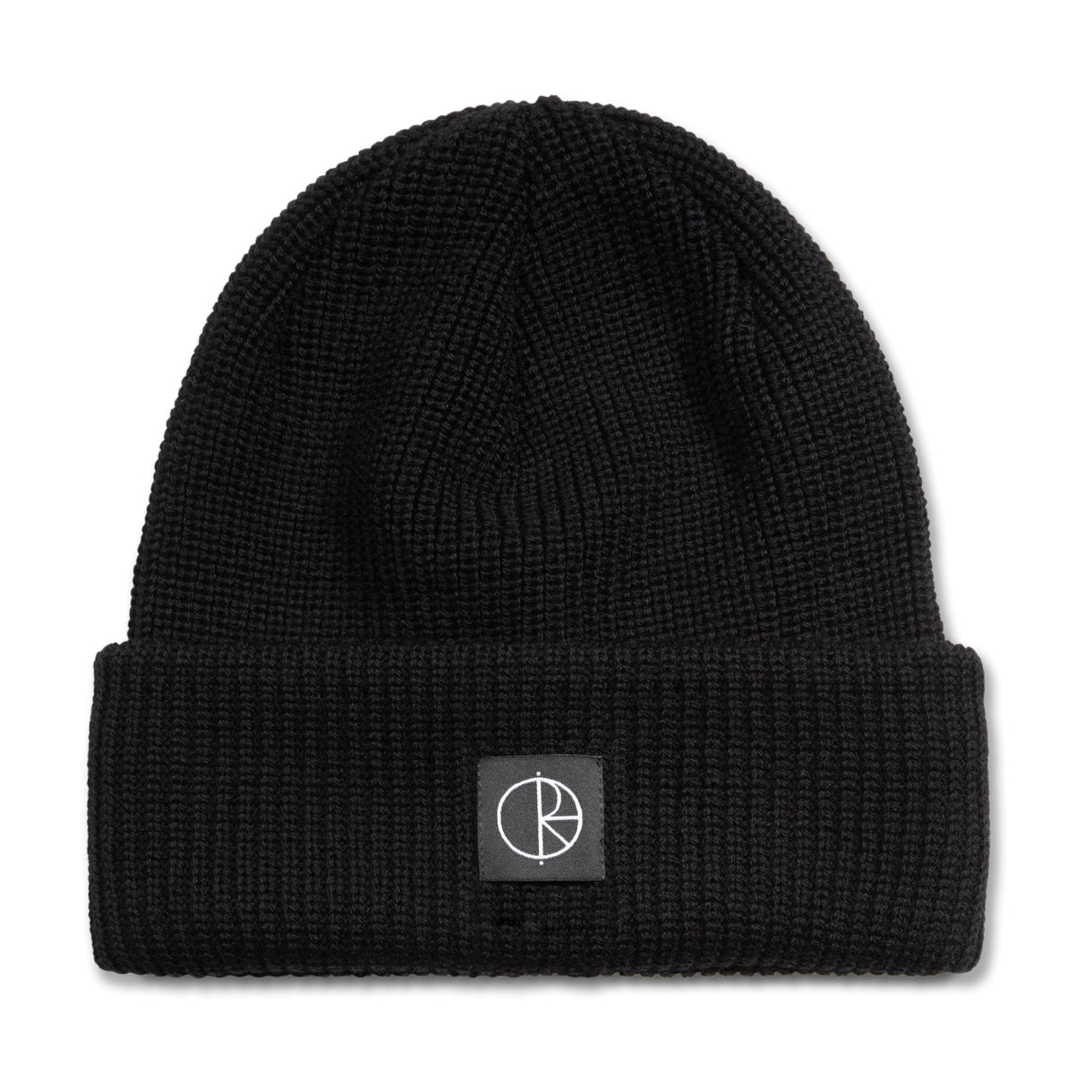 Polar Skate Co. Double Fold Merino Beanie Black
