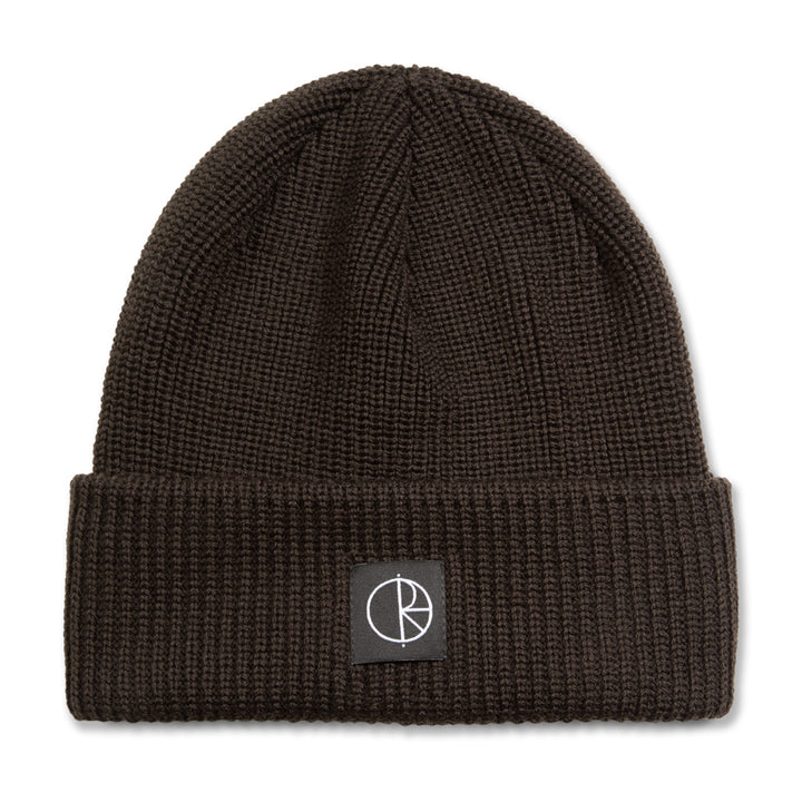 Polar Skate Co. Double Fold Merino Beanie Brown