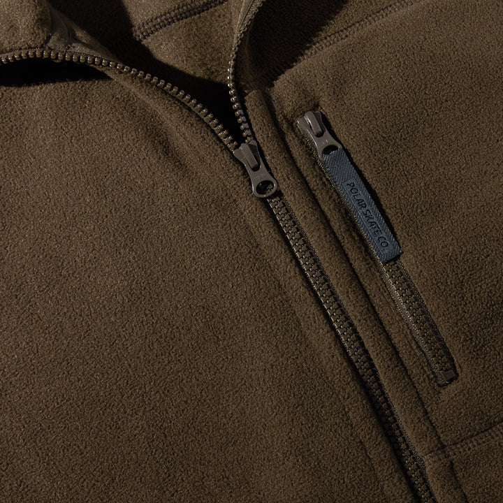 Polar Skate Co. Basic Fleece Vest (Brown)
