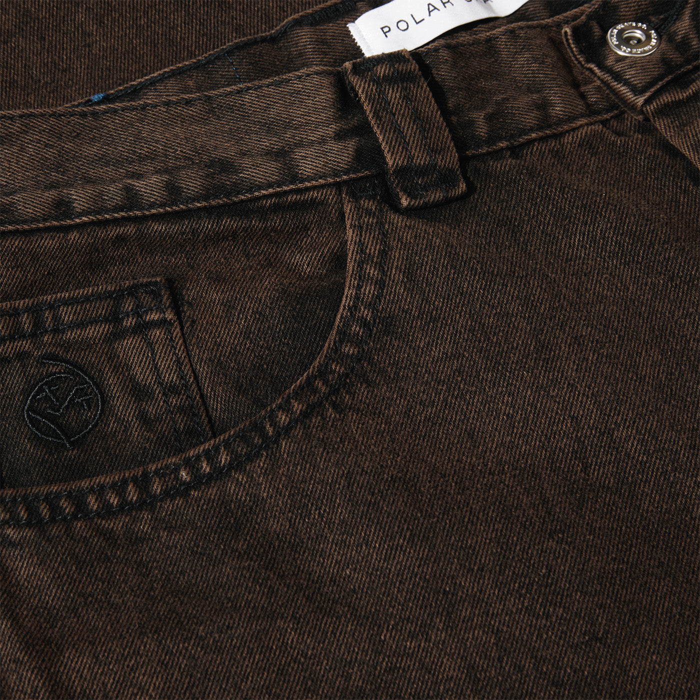 Polar Skate Co. Big Boy Jeans Brown Black SP24 - Orchard Skateshop