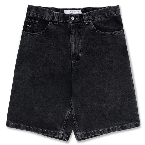 Polar Skate Co. Big Boy Shorts Silver Black - Orchard Skateshop