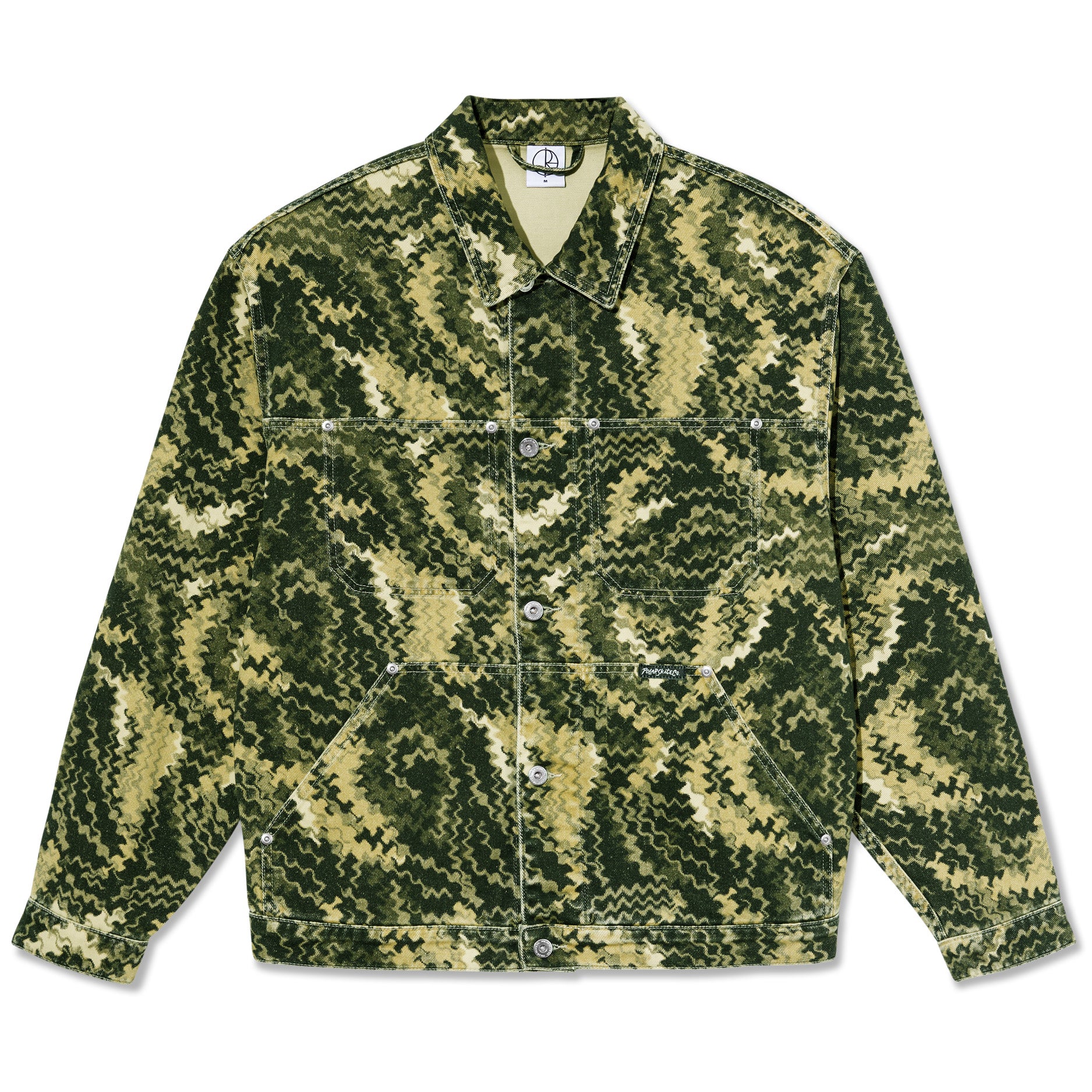 Polar Skate Co. Patrik Jacket Green Camo - Orchard Skateshop