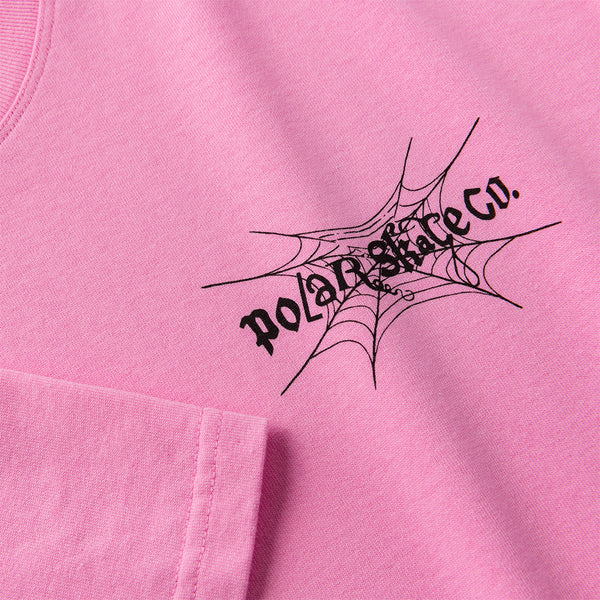 【POLAR SKATE CO】 Spiderweb Tee [Pink] Polar-Skate-Co-SP24-Tee-