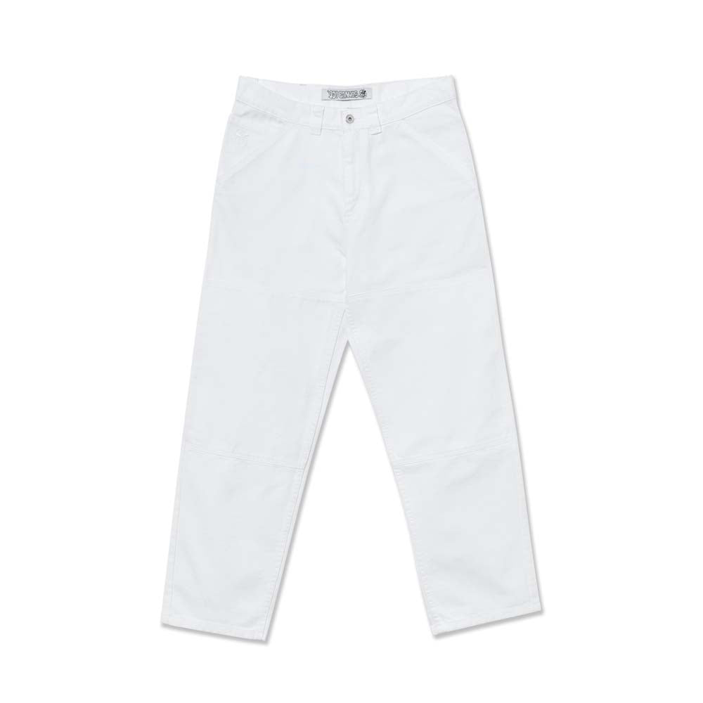 Polar Skate Co. '93! Work Pants (White) - Orchard Skateshop