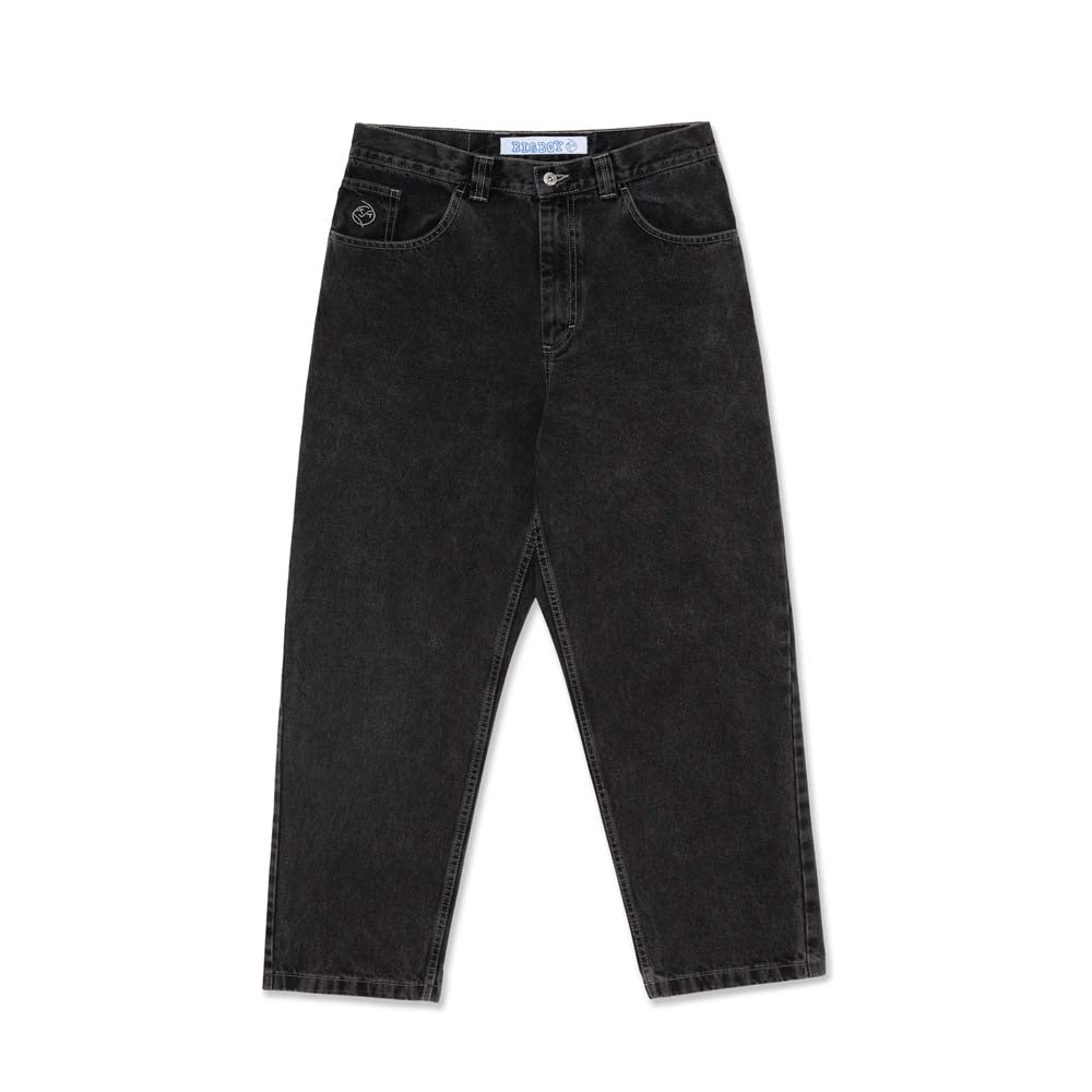 polar skate big boy jeans silver black 黒 - デニム