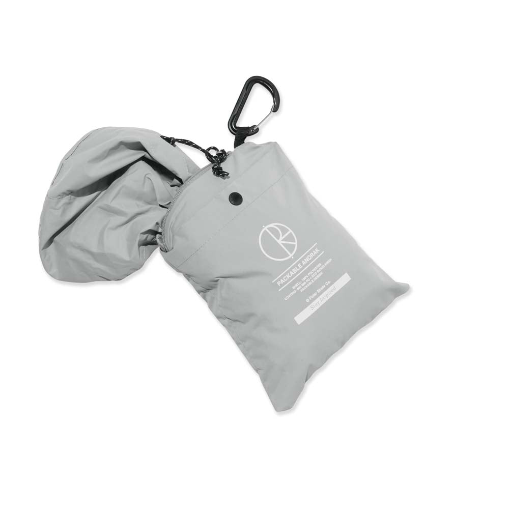 Polar Skate Co. Packable Anorak Jacket (Silver)