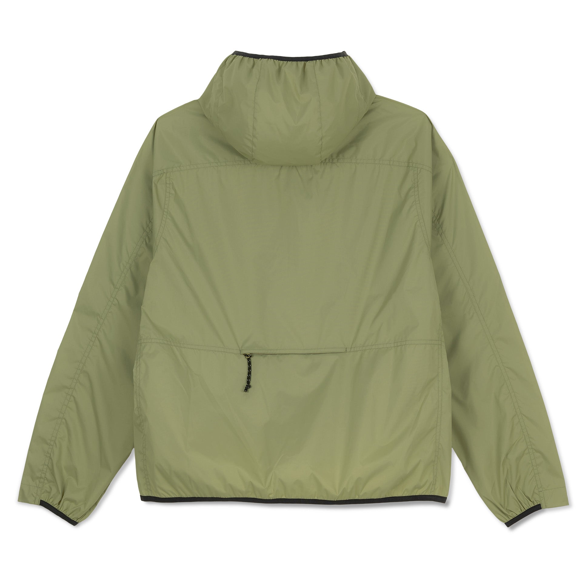 Polar Skate Co Packable Anorak Jacket Dirty Green