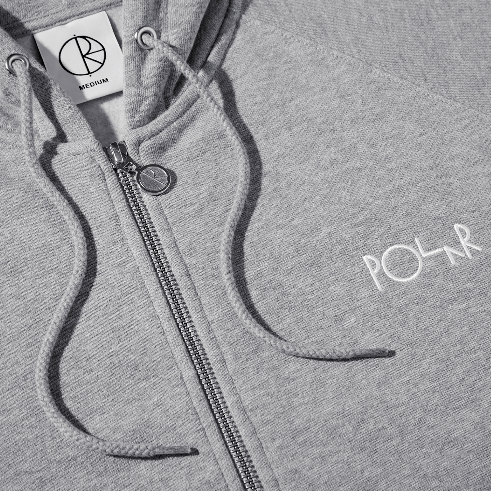 Grey online polar hoodie