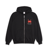 Polar Default Zip Hoodie Welcome To The New Age Black