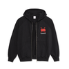 Polar Default Zip Hoodie Welcome To The New Age Black