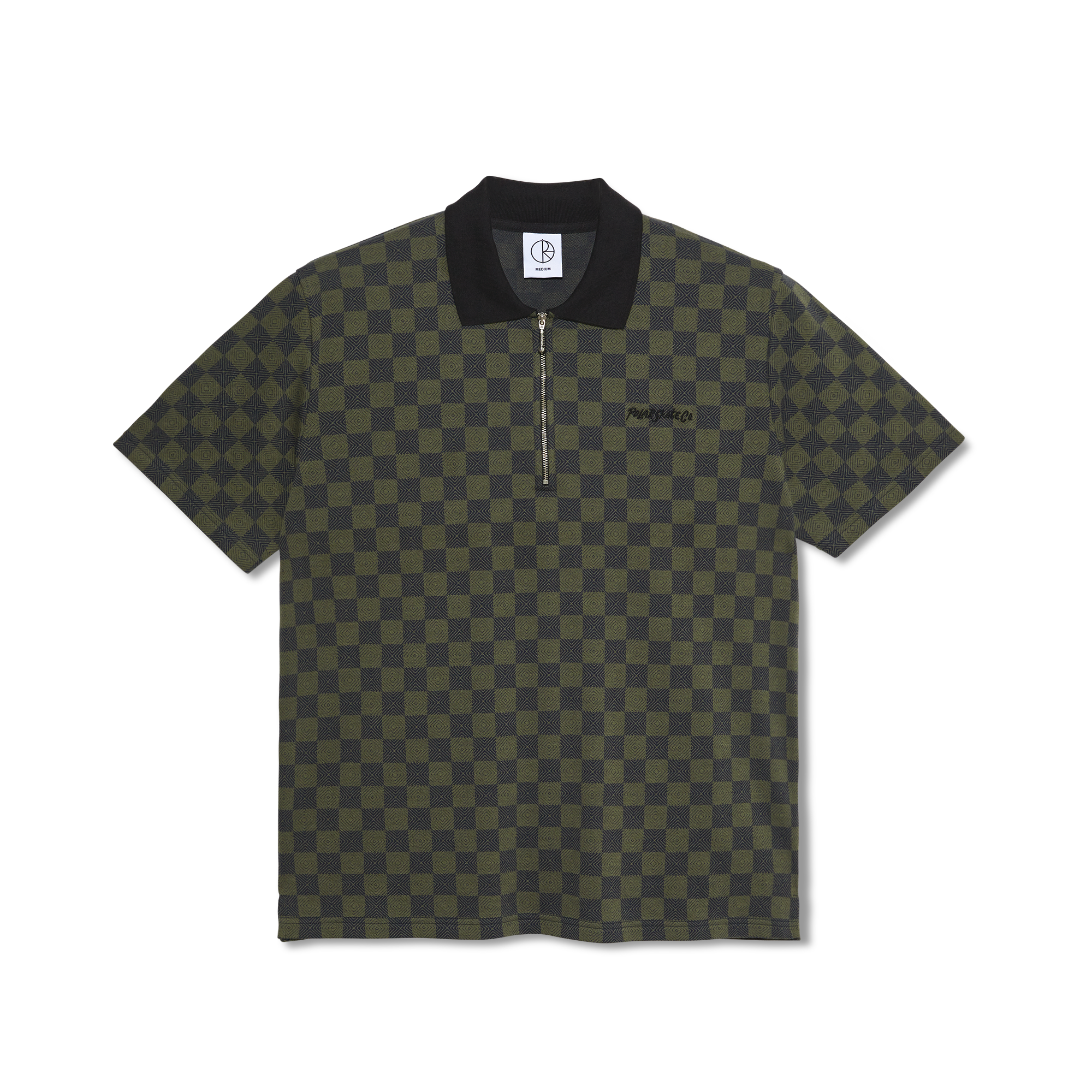 Polar Jacques Polo Shirt Checkered Black/Green