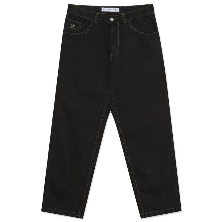 Polar Skate Co. 93! Pants Contrast Stitch Black/Dark Olive