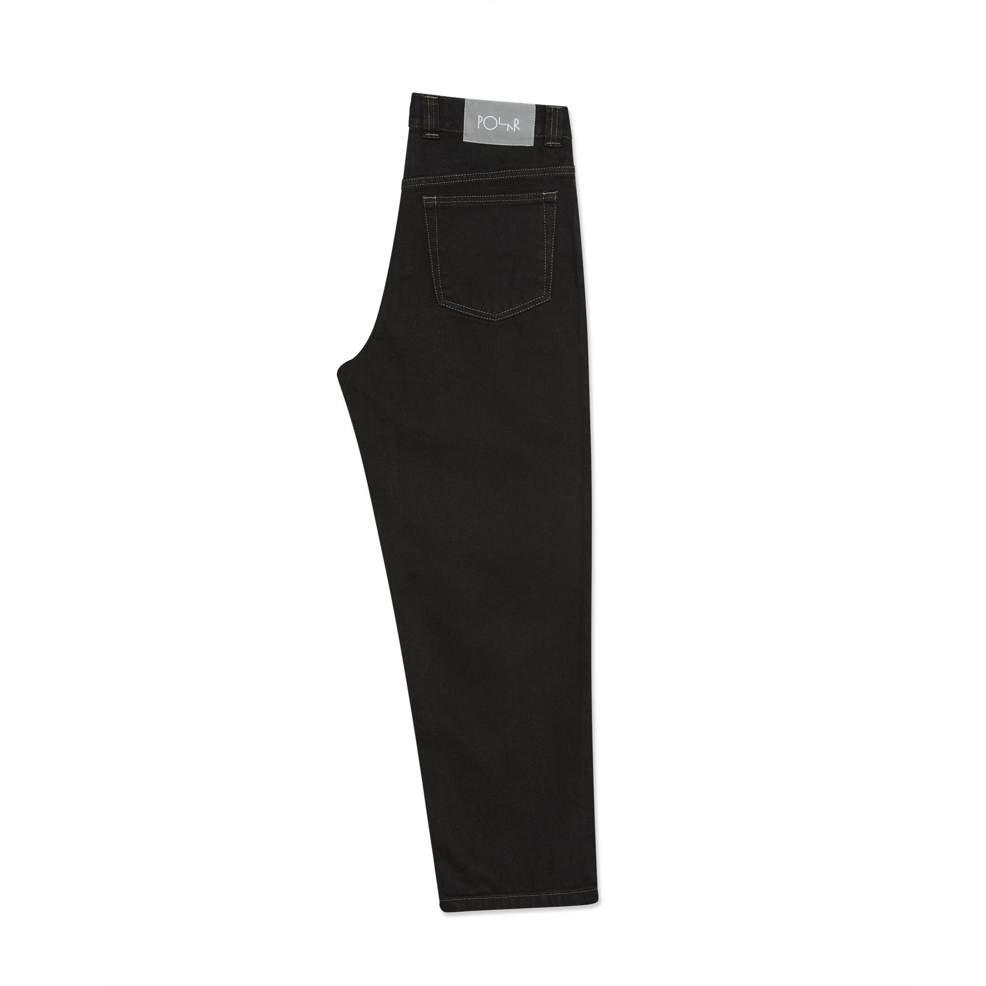 Polar Skate Co. 93! Pants Contrast Stitch Black/Dark Olive